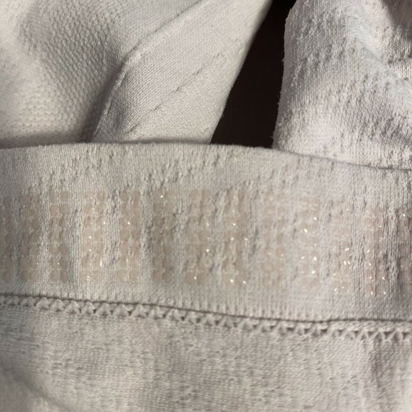 Athleta Womens Speedlight Racerback Tank Top M Medium Pale Pink Ruched Seamless - Picture 8 of 11